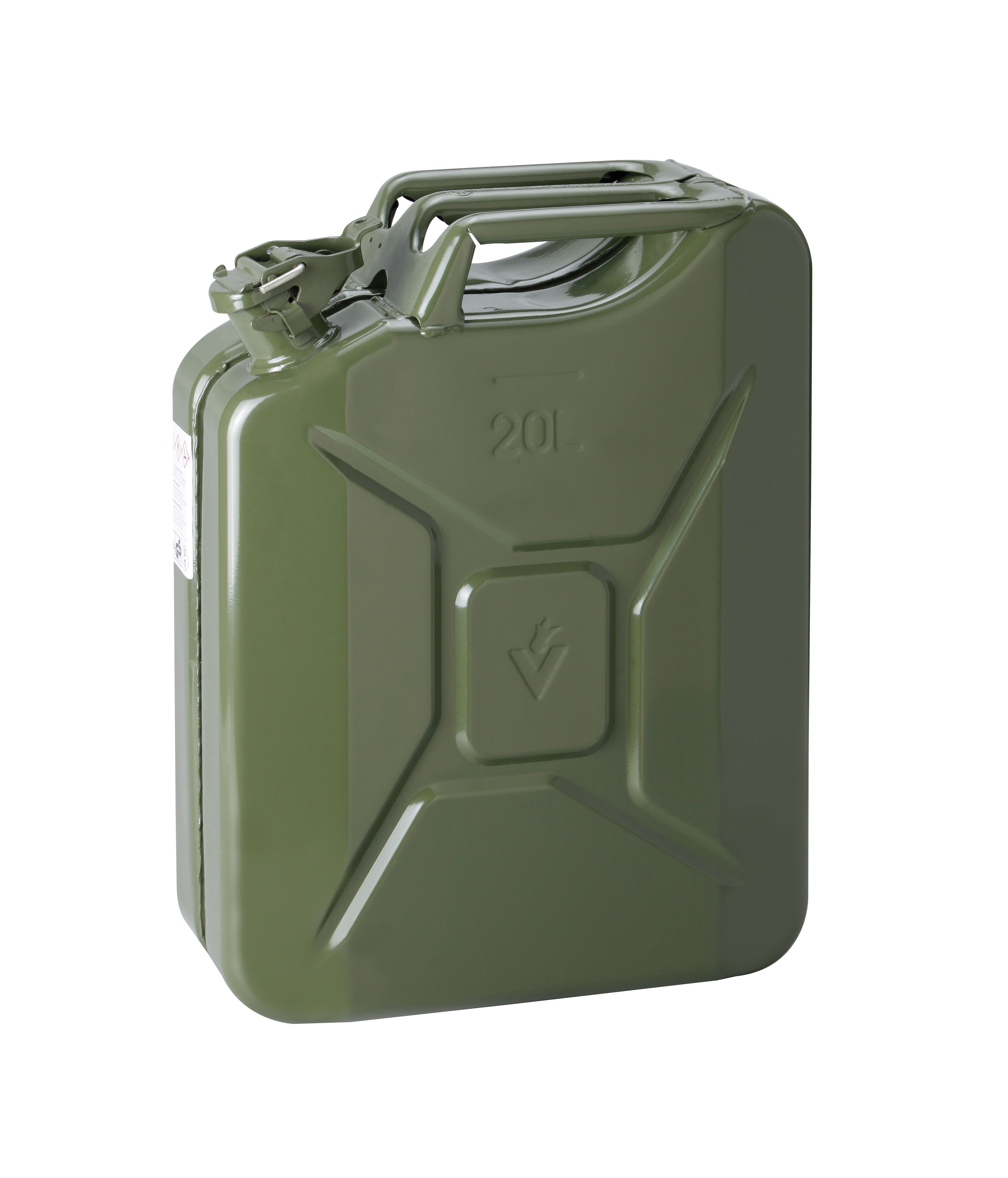 Metall-Kraftstoff-Kanister 20 Liter grün