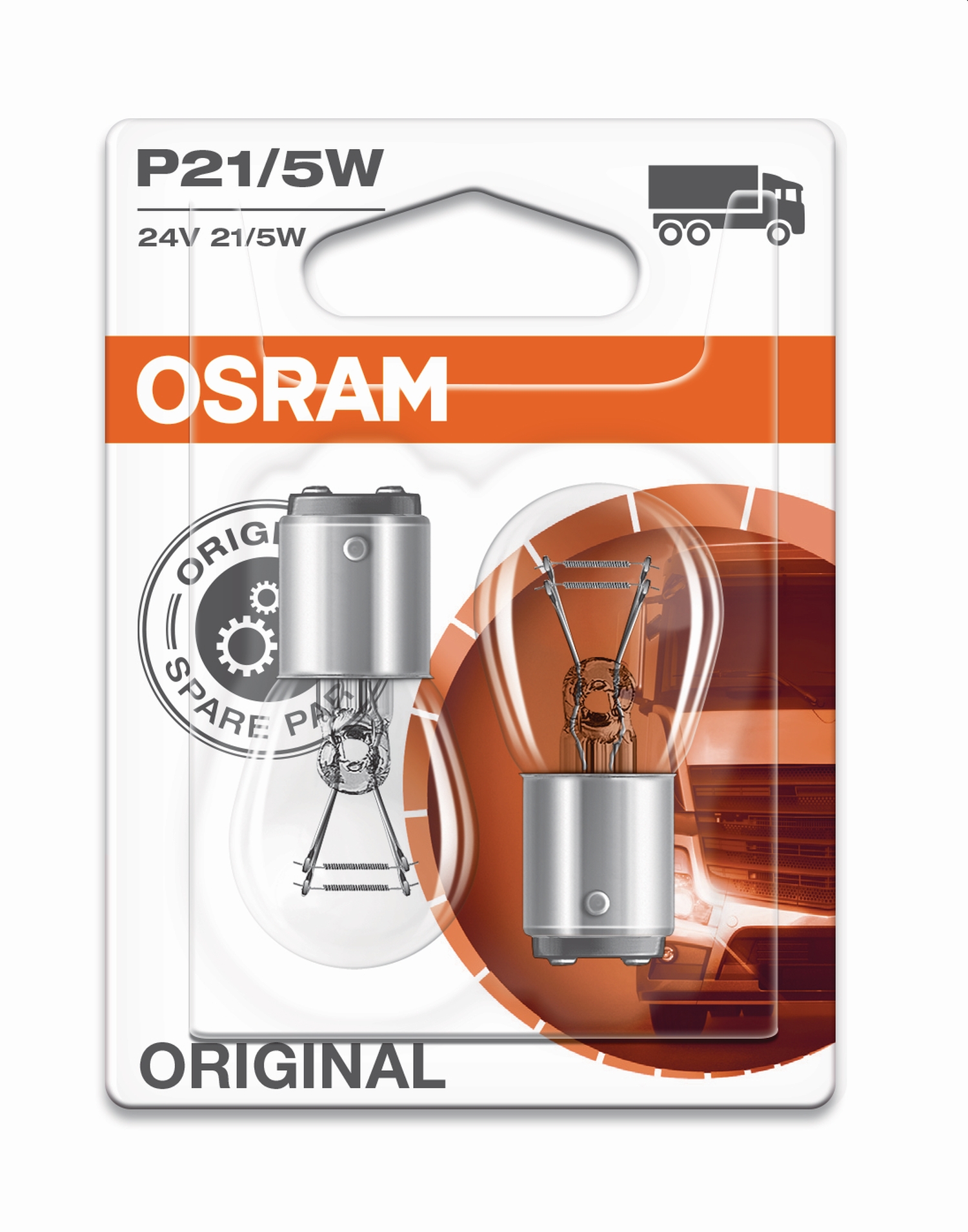 OSRAM Brems/Schlusslicht P21/5W-24v-21/5-BAY15d