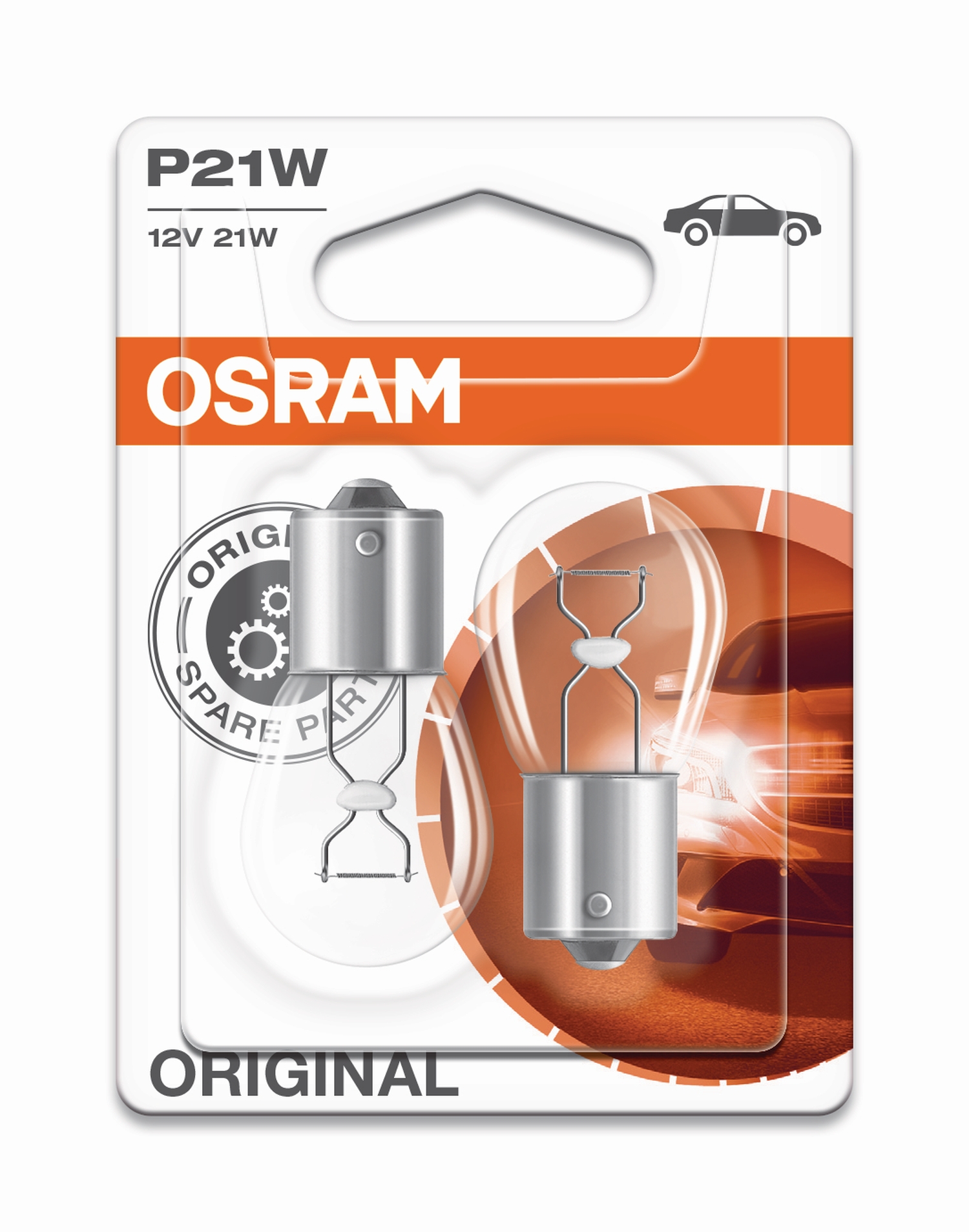 OSRAM Blink/Bremslicht P21W-12V-21W-BA15s