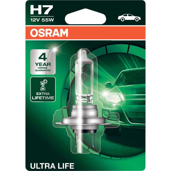 OSRAM H7 ULTRA LIFE 12V-55W-PX26d