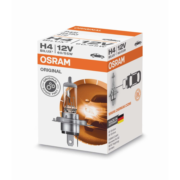OSRAM Halogen H4 Werkstatt 12V-60/55w p43t