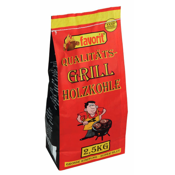 Favorit Grill-Holzkohle 2,5 kg