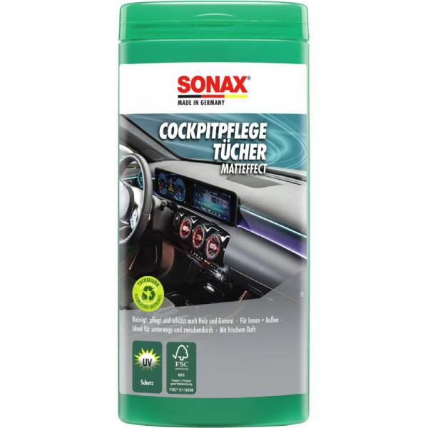 SONAX CockpitPflegeTücher Matteffect