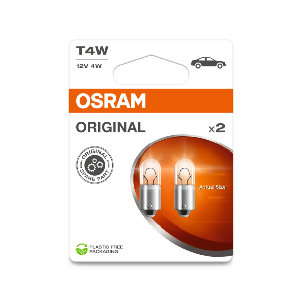 OSRAM Standlicht T4W-12V-4W-BA9s