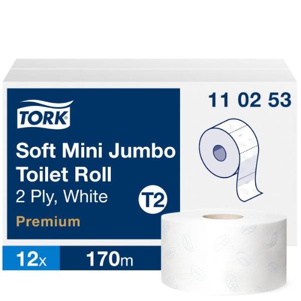 TORK weiches Mini Jumbo Toilettenpapier T2