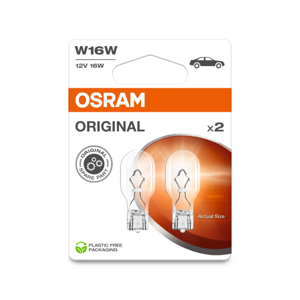 OSRAM Schlusslicht (Glassockel) W16W