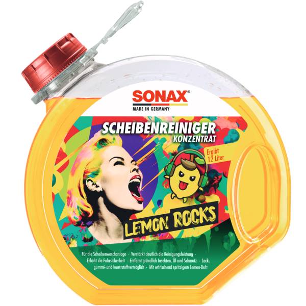 SONAX ScheibenReiniger Konzentrat Lemon Rocks