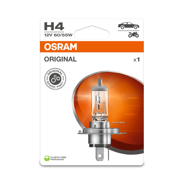OSRAM Halogen H4 12V-60/55W-P43t